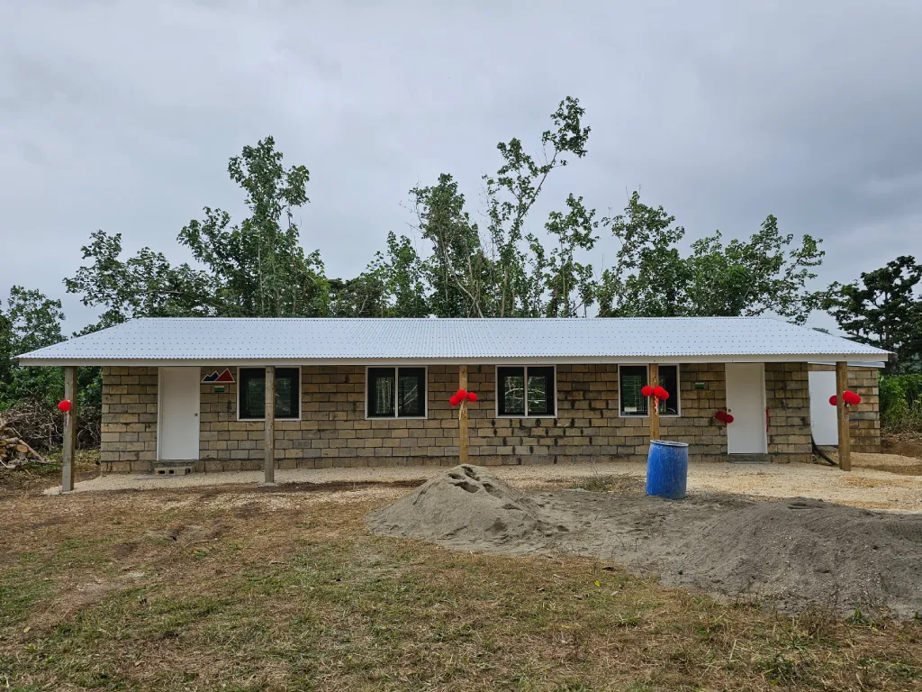 A new school classroom in Vanuatu