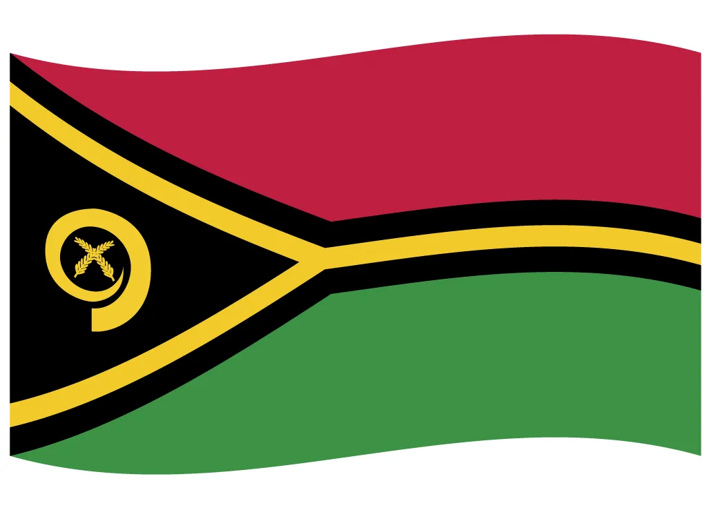 The Flag of Vanuatu